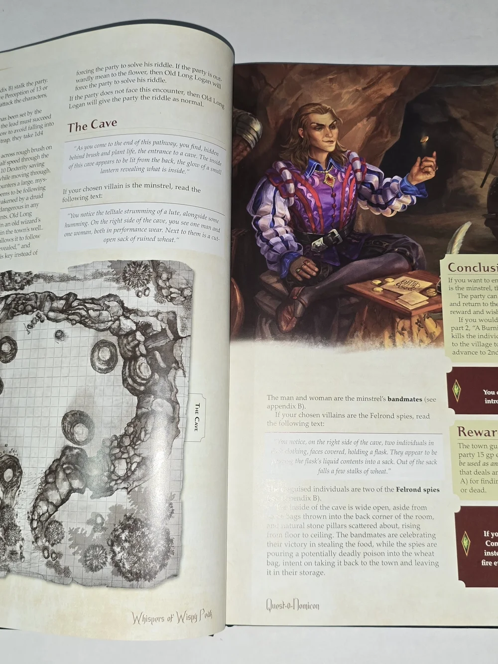 Quest-O-Nomicon HC Ghostfire Illustrated RPG Fantasy Adventure by Ser Nominus